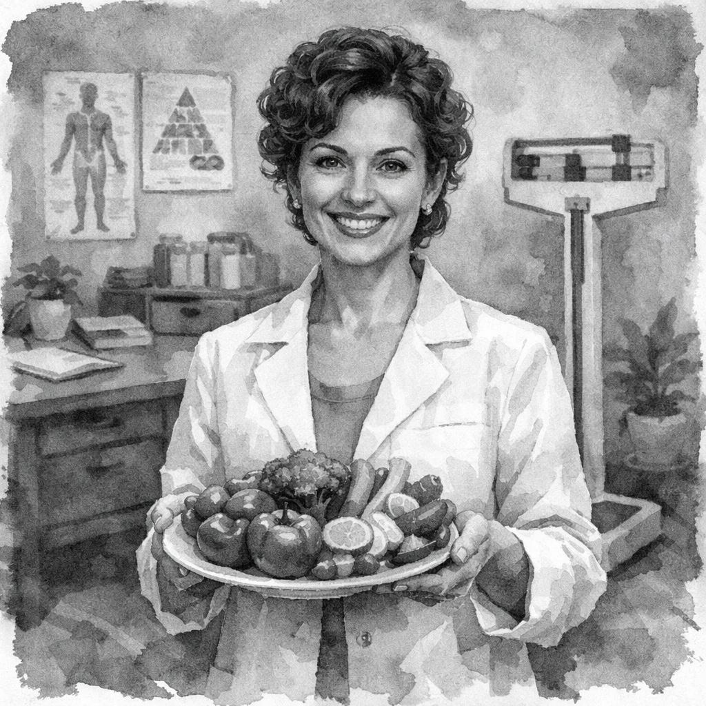 Olimpia Pokorska dietetyk przedstawia jadłospis żywieniowy dla osoby z nadwagą